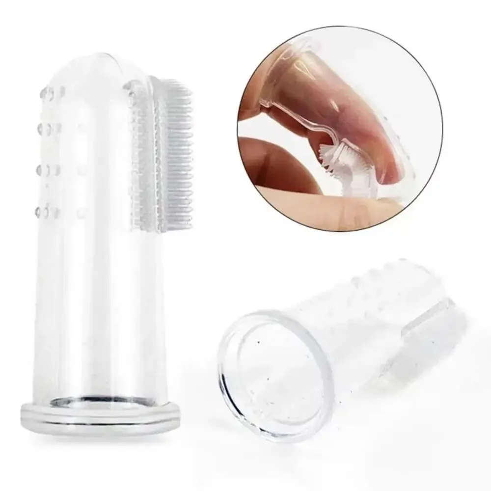 Super Soft Pet Finger Toothbrush Teddy Dog Brush Bad Breath Tartar Teeth Care To